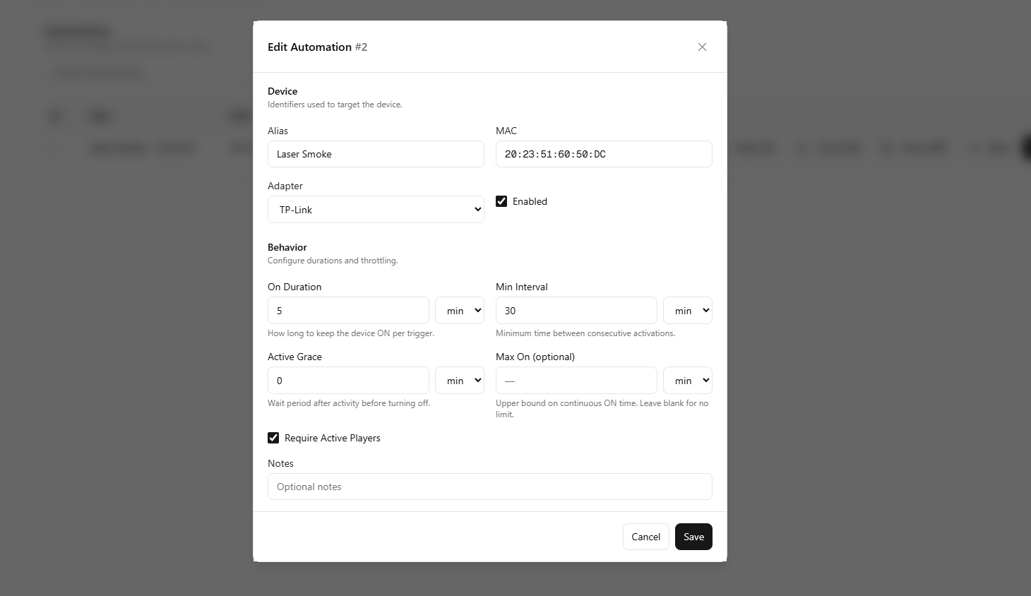 Arcade Operations Admin System screenshot