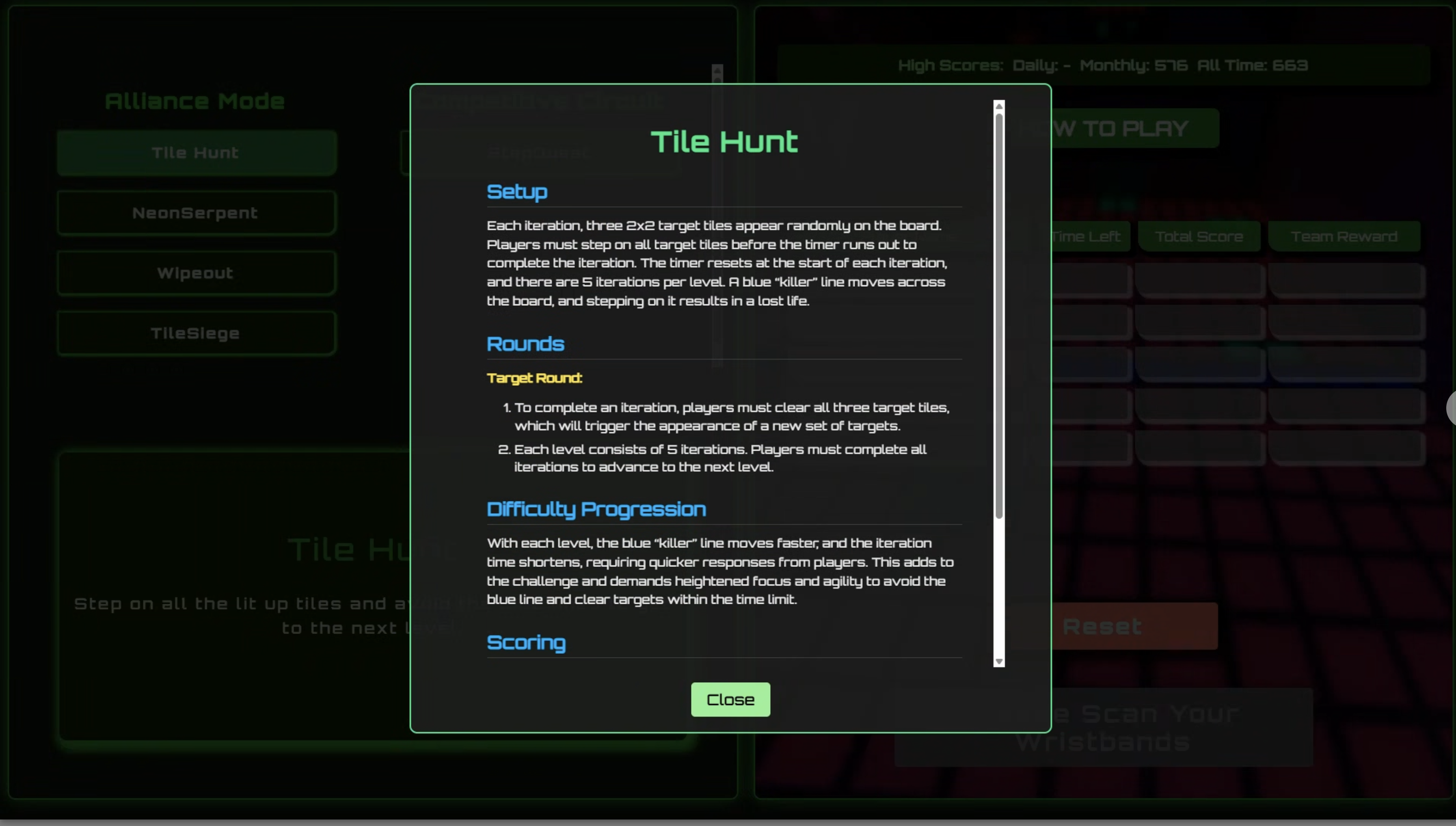 Arcade Game Selection & Room Orchestration System screenshot