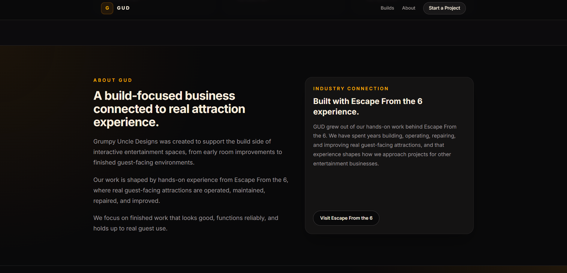 Grumpy Uncle Designs Website screenshot