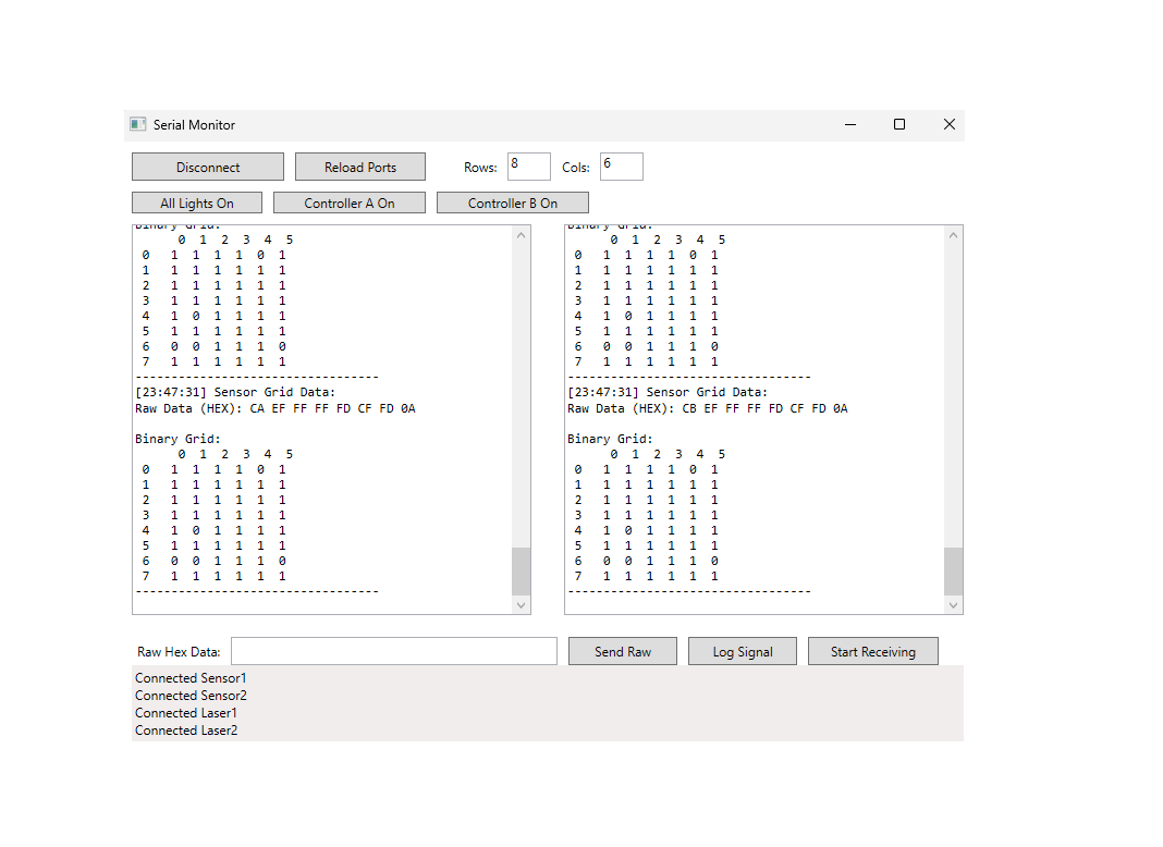 SerialMonitorWPF (Laser & Sensor Debugger) cover